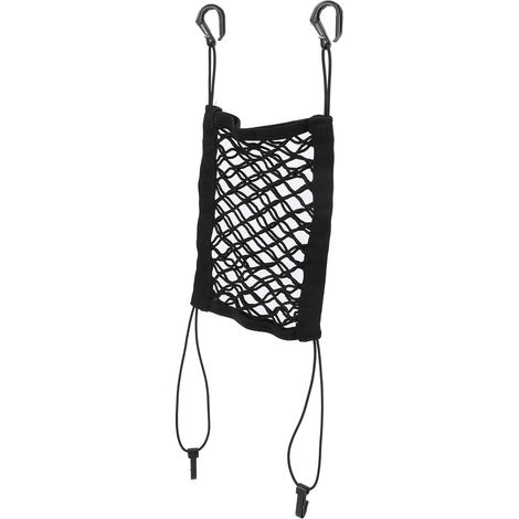 Filet de voiture élastique double couche pour camions et SUV avec sac de rangement, idéal pour les enfants. (1/5)
