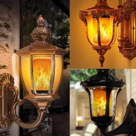 Ampoule Flamme - Base B22 - 5 W - Effet Flamme LED - Intérieur Et Extérieur - 4 Pièces (1/5)