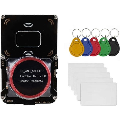 Proxmark3 RFID-Kartenleser + 5XUID-Karten-/Schlüsselanhänger-IC/ID-RFID-Schlüsselaufzeichnungsgerät NFC 5.0-Duplikator Smart-Chip-Programmierer/Kopierer (1/5)