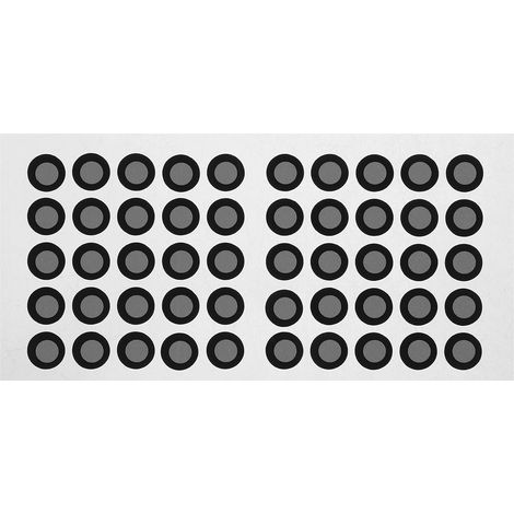Marqueurs de Numérisation 3D de 6mm en Film Réfléchissant Pet Noir, Points de Référence Précis pour Scanner 3D Résistance à l'usure, pour Professionnels et Passionnés (1/5)