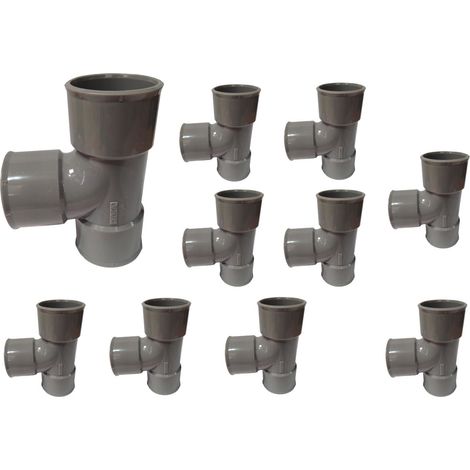 Culotte en plomberie FF 87°30 DN 32, lot de 10 pièces (1/3)