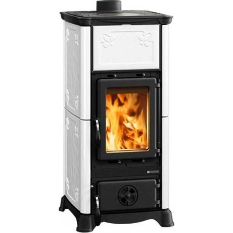 Estufa de leña Emiliana Bianco Infinity Nordica Modelo 7112603