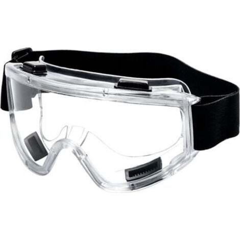 Beschlagfreie Schutzbrille, kratzfeste Überbrille, ideal für Heimwerkerarbeiten, Chemie, Bauarbeiten und Baustellen – für Damen und Herren