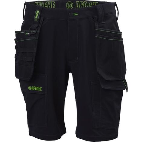 Apache Whistler Black Stretch Holster Work Shorts – Waist 36 Inches
