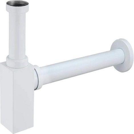 Sifone di scarico quadrato universale colore bianco opaco  KS050B kamalu