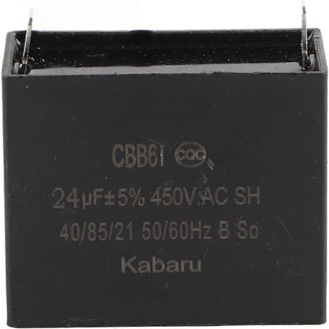CBB61 Anlaufkondensatorgenerator 450 V AC 24 µF 50/60 Hz für 400/350/300/250 V AC UL/RU-gelistet