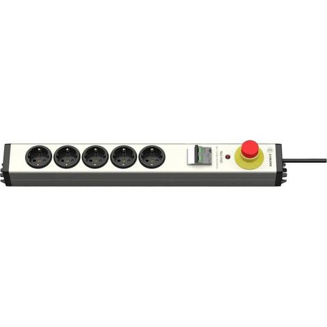 [GEBRAUCHT] B-Ware Ehmann Steckdosenleiste Steckdosenverteiler Fi Schutz Not Ausschalter 4.2m Kabel