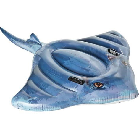 Stingray ride on floating pool beach toys, inflatable water ride on floating water row toys (1/4)