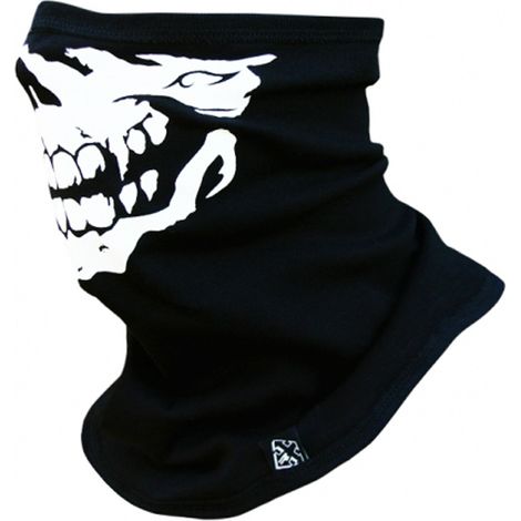 Hochwertiger Totenkopfschal aus Baumwolle, Einheitsgröße (1/2)