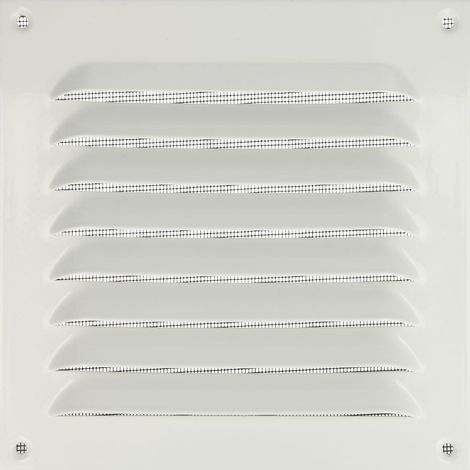 Grille d’intempéries aluminium blanc trafic