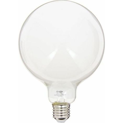 LED-GLÜHLAMPE G125 matt – E27-Fassung, 17 W, 2452 lm, Warmweiß (3000 K), entspricht einer herkömmlichen 120-W-Lampe, Energieeffizienzklasse A++ (1/5)