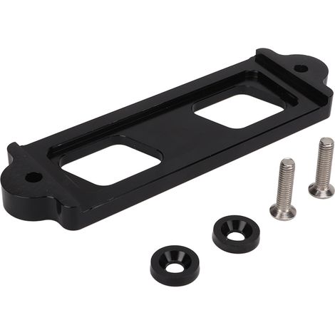 Kit de fixation de batterie de voiture en métal noir avec support de serrage pour Honda Civic CRX S2000 (1/5)