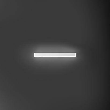 Applique Moderna Wally Alluminio Bianco Acrilico Led 19W 3000K (1/2)