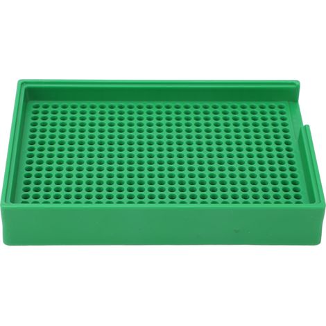 Plateau de rangement de vis à trous multiples en forme de V, à ouverture uniforme, pour applications industrielles, 1,5‑2 mm/0,06‑0,08 po (459 trous) (1/5)