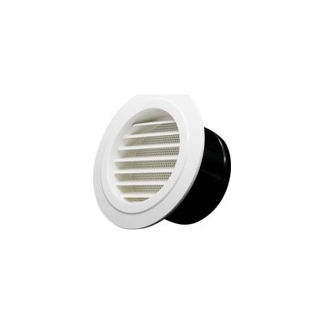 Bouche D'Aération Ronde 125mm Avec Grille De Protection En ABS Pour Ventilation Murale Ou Plafond (1/4)
