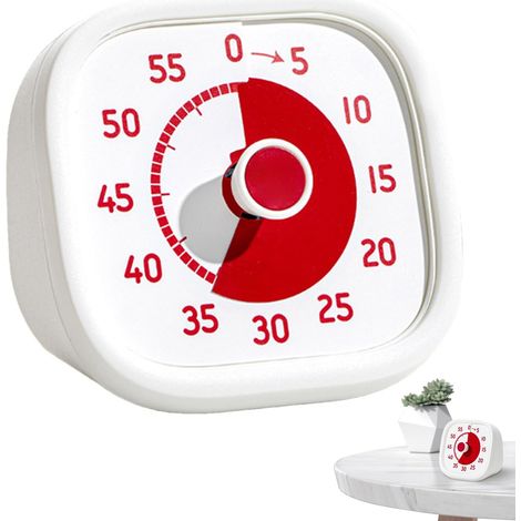Minuteur Pour Enfant Horloge Silencieuse Gestion Temps Outil (1/5)