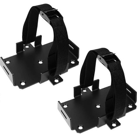 Lot de 2 petits plateaux pour batteries 12V-6V/6AH 7AH 8AH 9AH 12AH 15AH avec sangle de fixation réglable. (1/5)