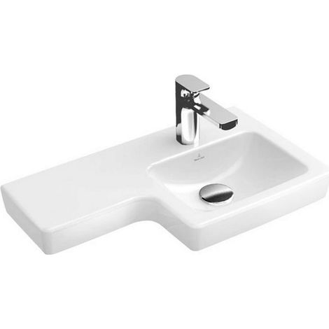 Villeroy & Boch Subway 2.0 - Lavabo senza troppopieno, 630x355 mm, con CeramicPlus, pergamon 41156RR3 (1/4)