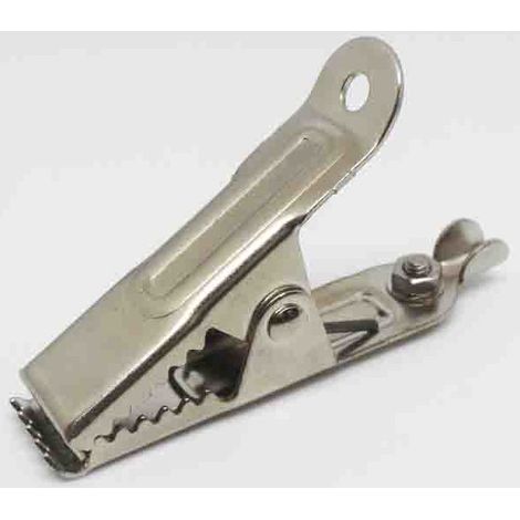 Pince crocodile, 25A, Argent, 30mm RS PRO