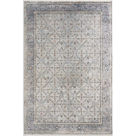 ASTRA Tapis «Scala» Bordure bleue 80 x 150 cm Tapis à poils doux (1/5)