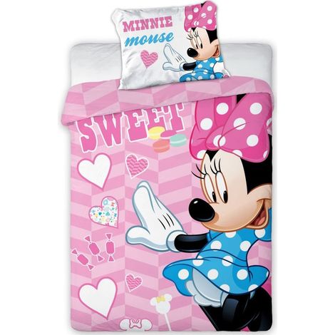 Ensemble de lit enfant Disney Minnie Sweet 100×135 cm, 40×60 cm (1/2)