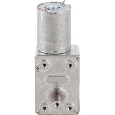 Motore a riduzione ad alta coppia da 12 V CC, motoriduttore a vite senza fine da 100 giri/min per apriporta e finestre, verricello in miniatura -Crezuo