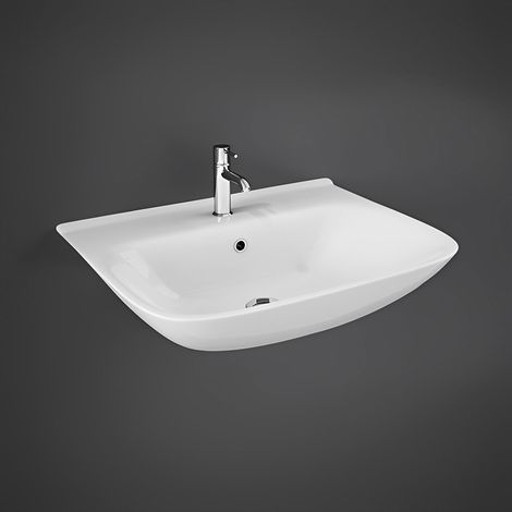 RAK Origin 62 Cloakroom Basin 450mm Wide - 1 Tap Hole (1/3)
