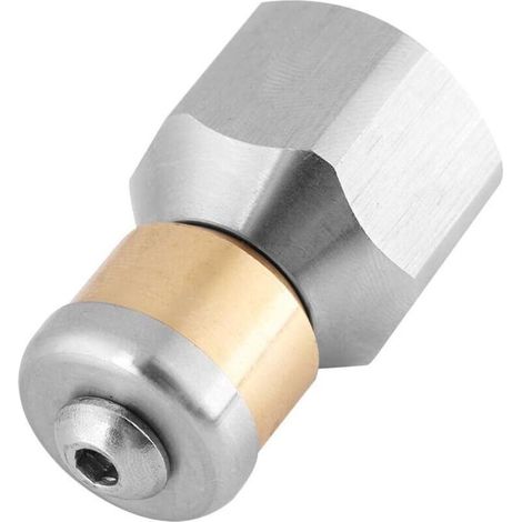 3/8"-BSP-Rotationsreinigungsdüse, Abfluss-Hochdruckreinigungsschlauch, Edelstahldüse (1/4)