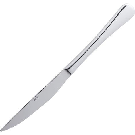 Abert set 12 coltello bistecca Matisse acciaio inox metà seghetto