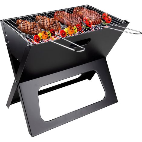 Barbecue pliant Portable poêle à griller pliante 46x28x36 BBQ Grill (1/5)