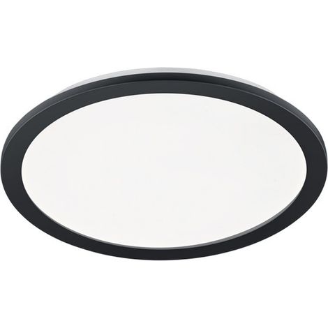 Camillus Plafón Redondo Led Regulable Negro IP44 Ø40 cm Trio Lighting (1/2)