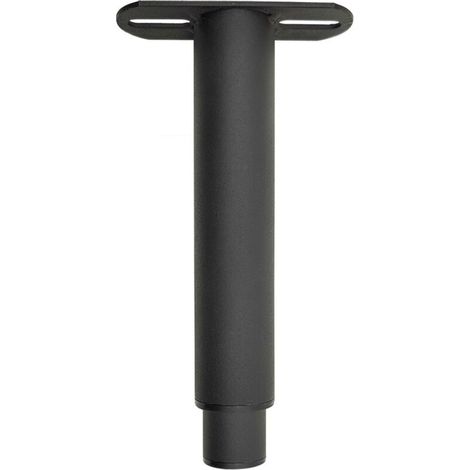 Pied de support de lit : pieds de meubles réglables en métal robuste pour table, canapé, plan de travail, lits, armoire, bureau, 1 pièce de 13-19cm (noir) (1/5)