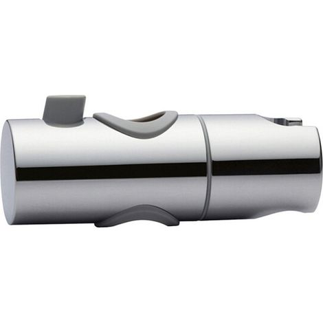 Soporte para cabezal de ducha regulable en altura para barra de ducha deslizante, soporte para ducha de mano, soporte para cabezal de ducha giratorio de 360°, acabado cromado pulido. (1/5)