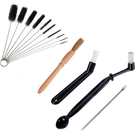 Lot de 5 brosses de nettoyage pour machine à café (1/4)