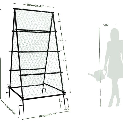 Estructura reticular, construcción metálica, diseño ecológico, 176 cm de altura. (1/2)