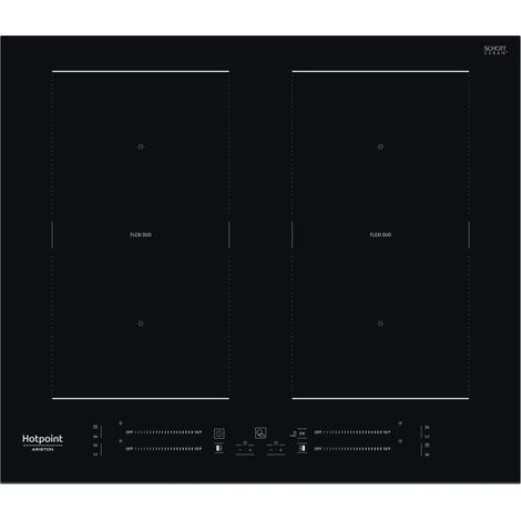 Hotpoint Ariston Piano cottura a induzione HS 2560C BF. Colore del prodotto: Nero, Posizionamento dell'apparecchio: Da incasso, Dimensione della larghezza del piano cottura: 59 cm. Tipo... - HS2560CBF (1/5)