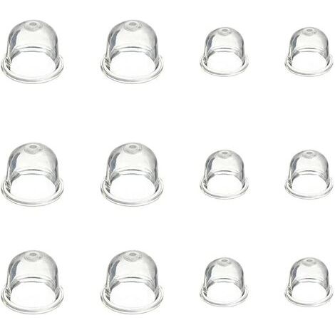 12 Stück Vergaser-Ansaugbirne, 19 mm und 22 mm, Ansaugbirne, Vergaserzubehör für Freischneider, Kettensäge, Gebläse, Rasenmäher