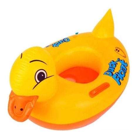 Cercle de natation flottant pour bébé, animaux de dessin animé, bateau flottant, équipement de jeu aquatique pour enfants (1/4)