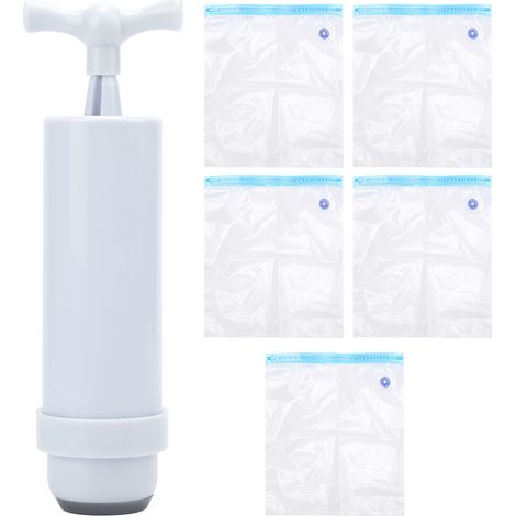 5Pcs Sac de Rangement Filament 3D Imprimante Pièces Poche Scellée Plastique avec Pompe Aspirante (1/5)