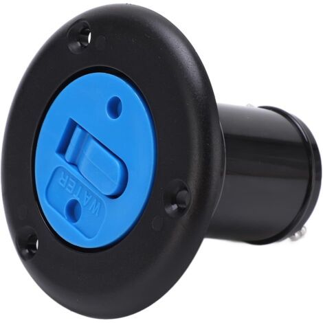 QORVA-Bouchon de réservoir d'eau pour camping-car, réservoir d'eau de remplissage pour trappe de remplissage d'eau douce de 1,27 cm pour camping-car, remorque, caravane, 38 mm (1/5)