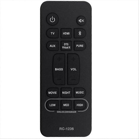 Fernbedienung RC-1236 für Heimkino-Soundbar-System (1/5)