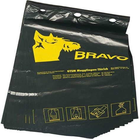 100 sacchetti igienici modello Bravo per cani