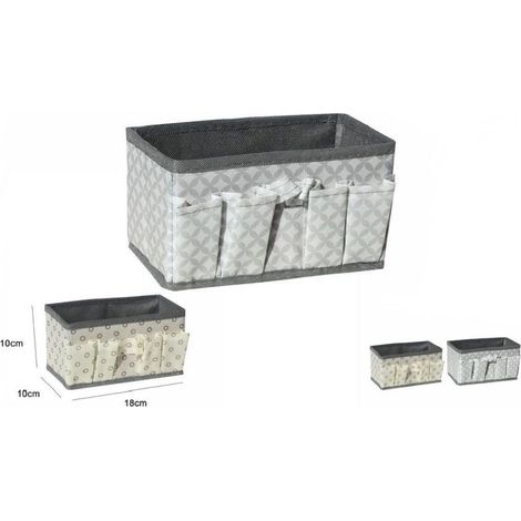 STOFF ORGANIZER AUFBEWAHRUNGSBOX 5 FÄCHER 18X10X10CM 53032A (1/2)