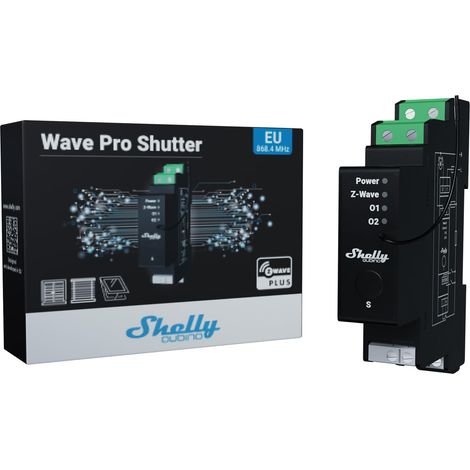 Shelly Wave Pro Relè per tapparelle intelligente Z-Wave