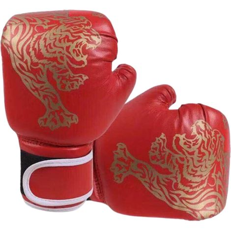 Gants de boxe pour enfants - Gants de boxe pour enfants - Rouges - 170 g (1/4)