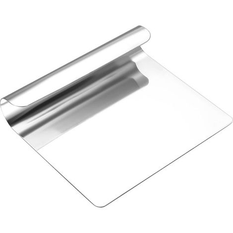 1 Pc Pelle à Légumes, Spatule à Pâte, Raclette en Acier Inoxydable, Grattoir de Cuisine, CoupePâte, Carte à Pâte, Spatule de Cuisine Universelle, Aide de Cuisine pour Pain Fruits Légumes Cuisson (1/5)