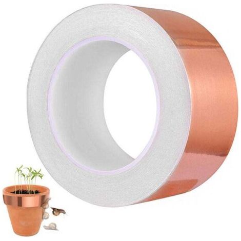 BUNTHAUS Selbstklebendes Kupferband 20 m x 30 mm, EMI-Abschirmung, ultradünne Folie, Kupferklebeband, lötbar, einseitiger Leiter