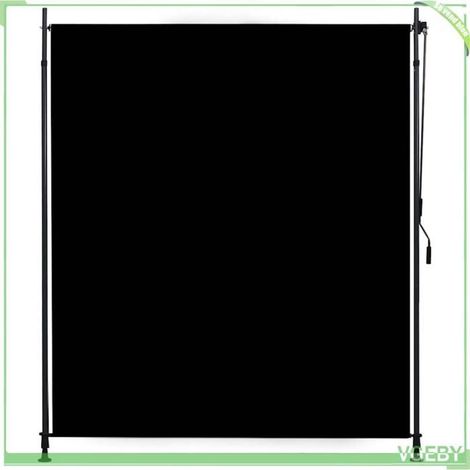 Store roulant d'extérieur - FAFEICY - 145938 - 200 x 270 cm - Anthracite - Manivelle & anti-UV (1/5)