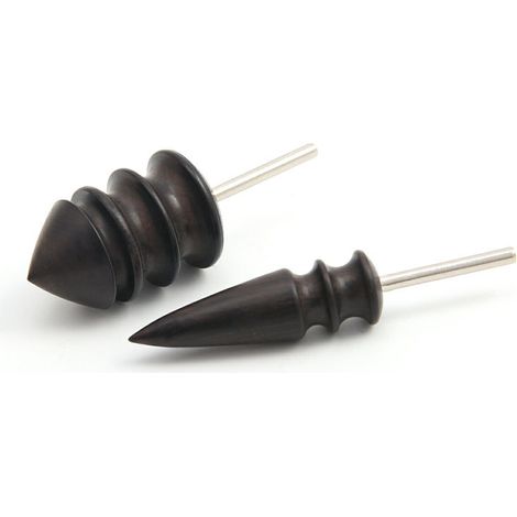 AHLSEN 2-pc Leather Peintre Aiguisé Brunisseur Cuir Outil Slicker en Cuir, Outil De Tournage en Cuir Brunissoir Edge, Une Perceuse, Perceuse À Main, Tour