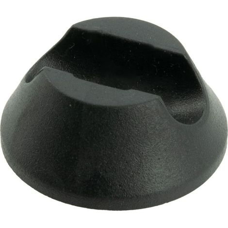 Piedino per gamba a forcina nero (1/5)